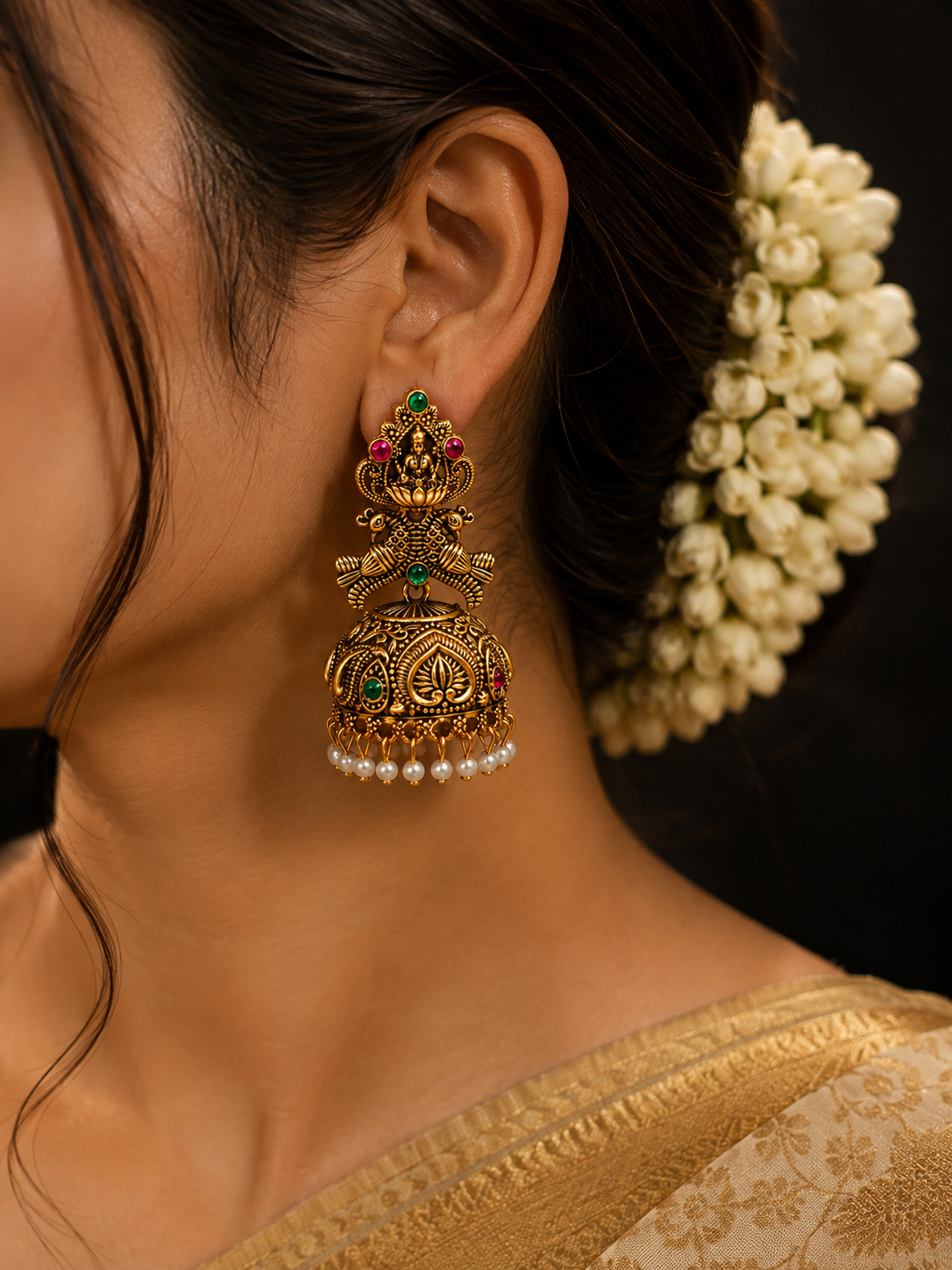 Lakshmi Heritage Temple Jhumka