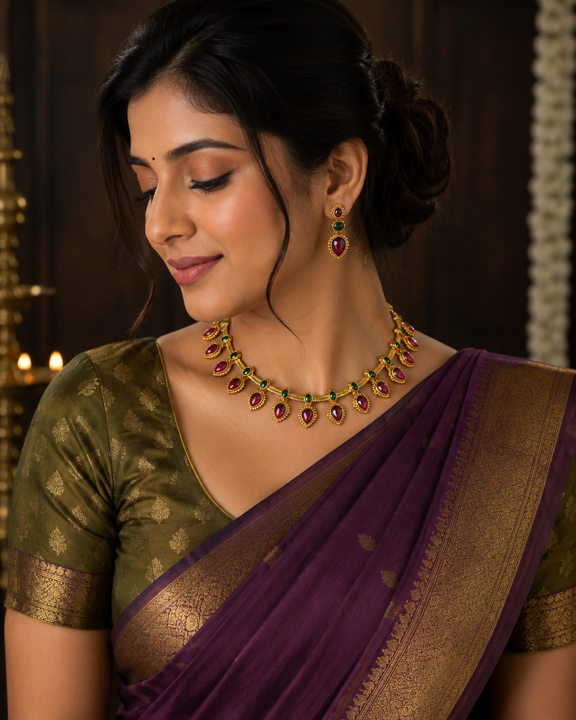 Saanvika Royal Drop Choker