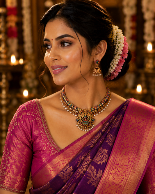 Mayura Lakshmi Temple Choker Set