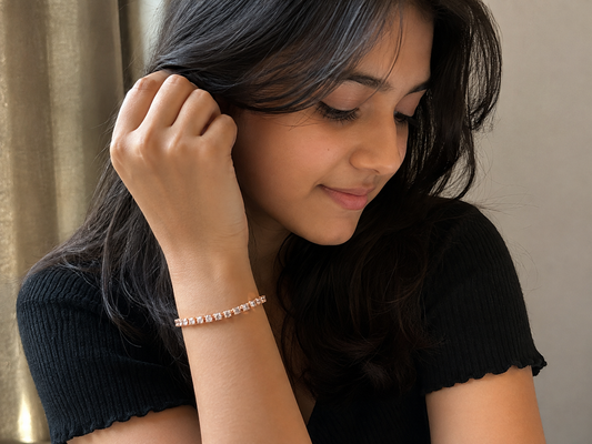 Rose Royale Tennis Bracelet