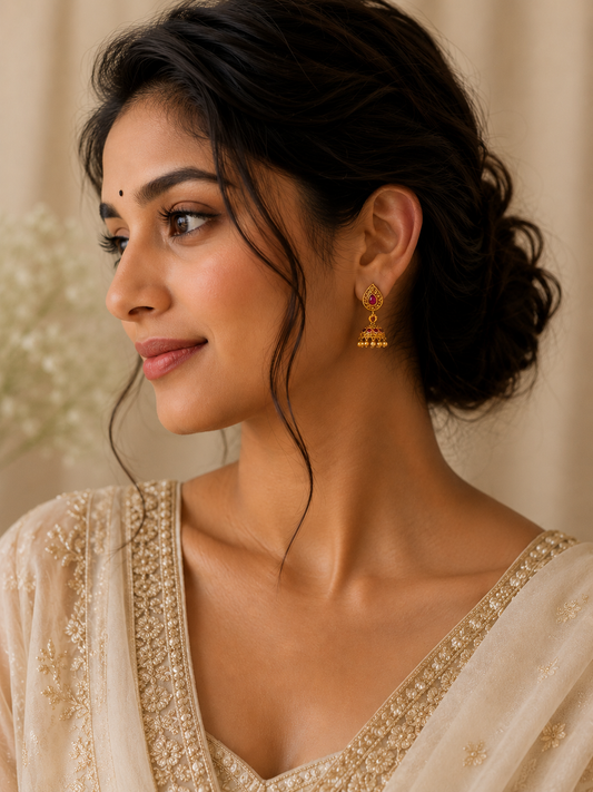 Ruby Swarna Jhumka