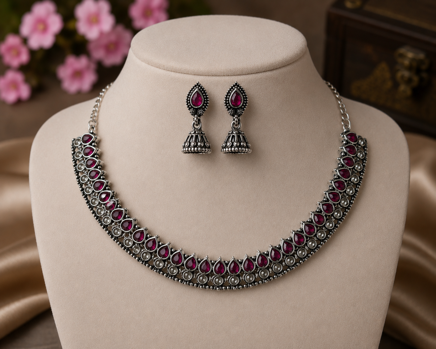 Ruby Glow Necklace