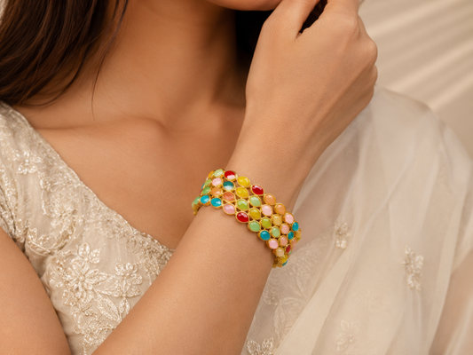 Pastel Gem Bangles