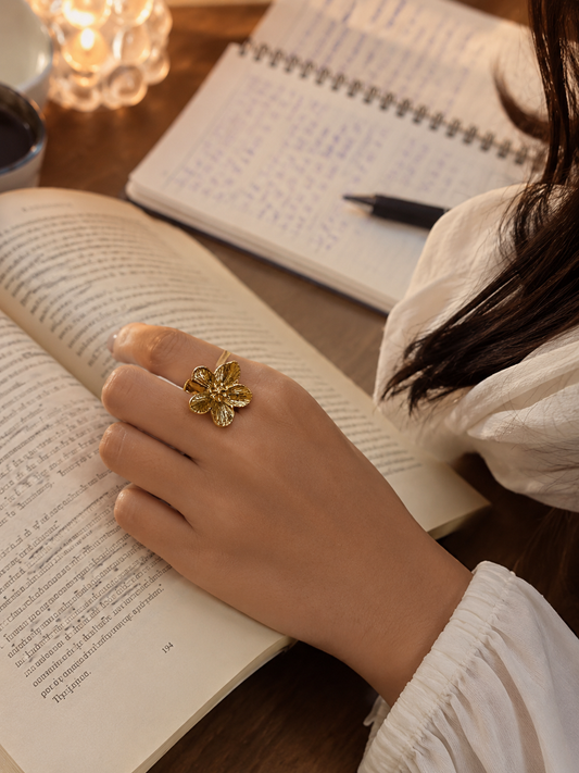 Blossom Bloom Adjustable Ring