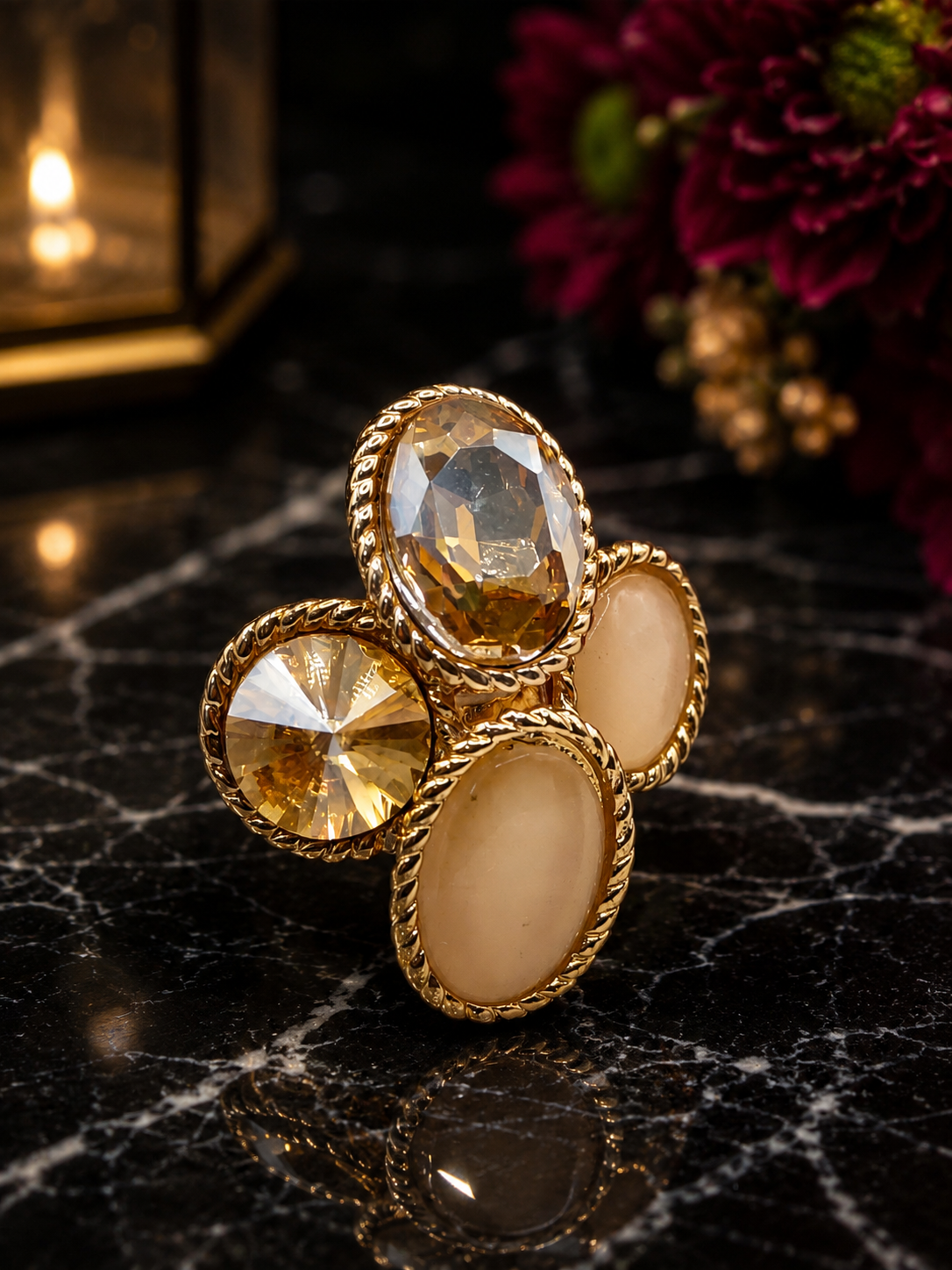 Aurora Bloom Statement Ring