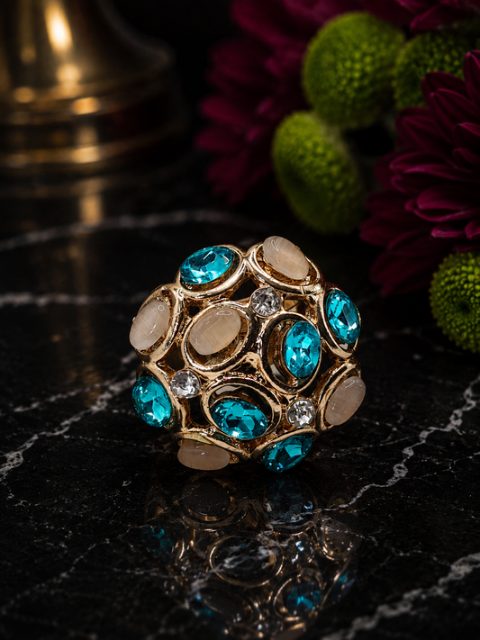 Aqua Royale Statement Ring