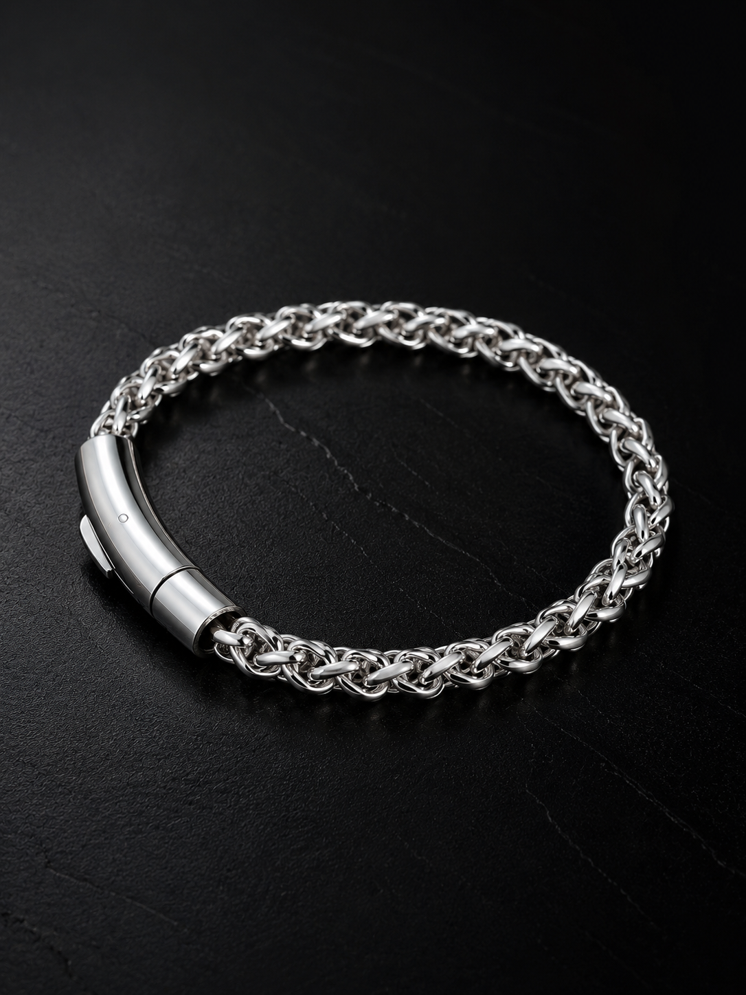 Silver Crest Bracelet