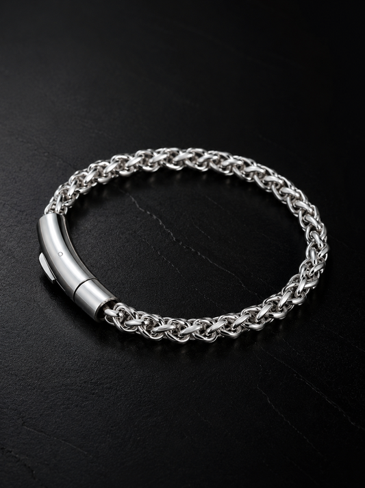 Silver Crest Bracelet