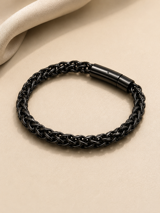 Obsidian Link Bracelet