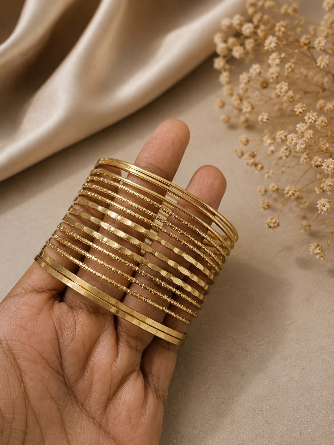 Aurora Luxe Multi-Layer Cuff Bracelet