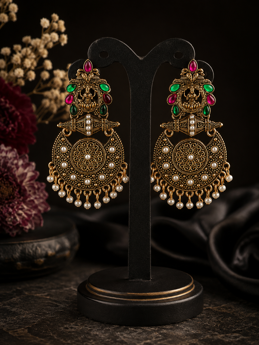 Lakshmi Heritage Chandbali Earrings