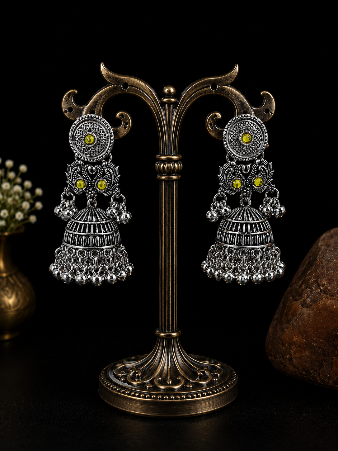 Citrine Whisper Jhumka