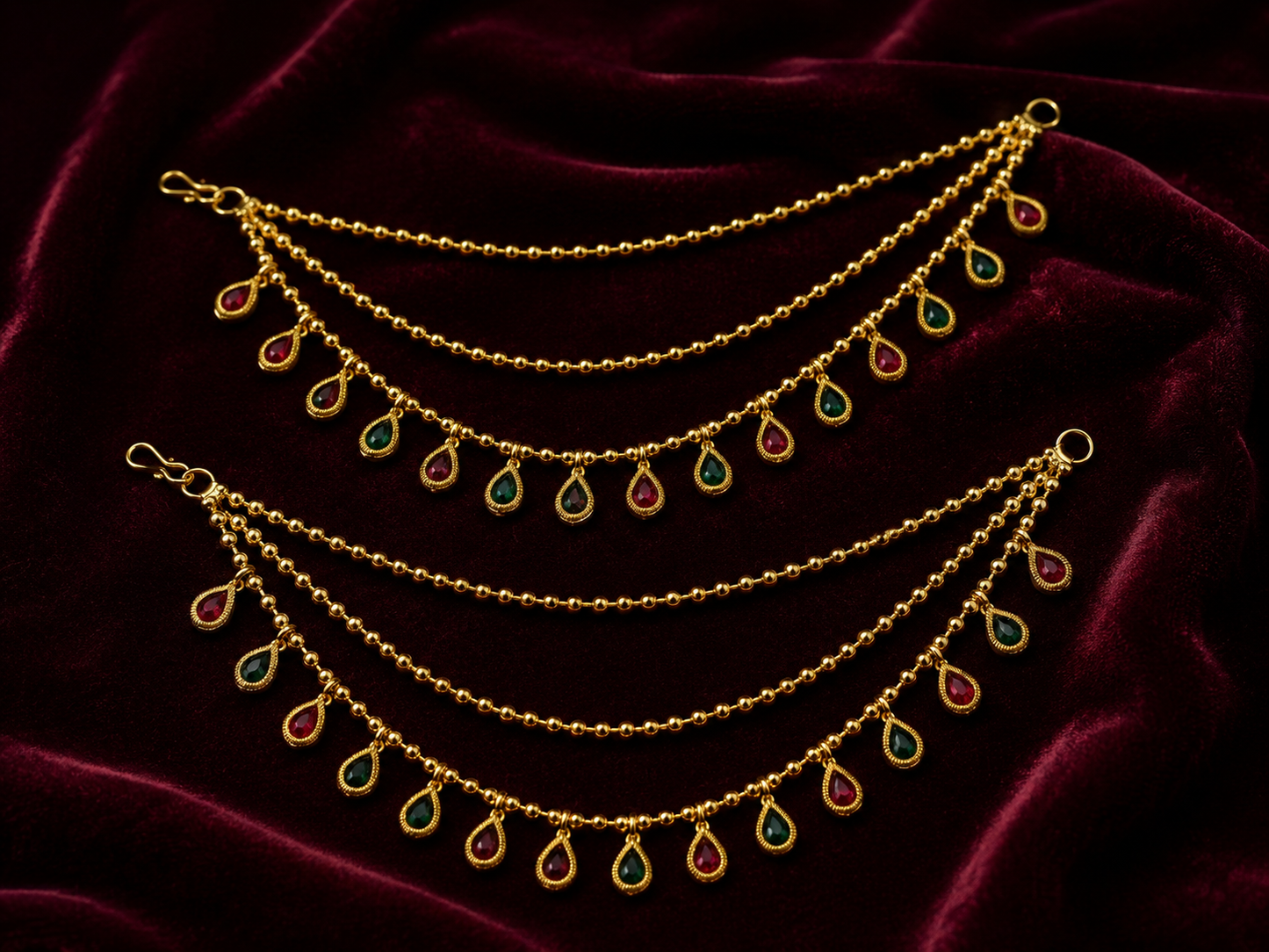 Navaratna Teardrop Mattal