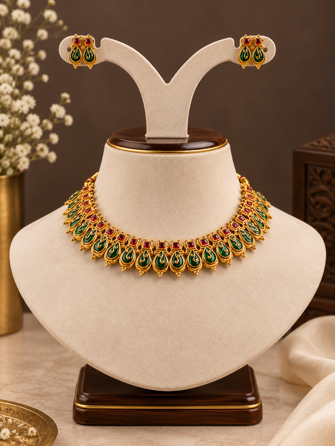 Meghna Heritage Choker Set,