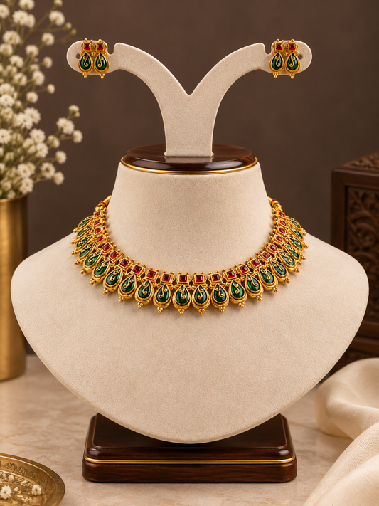 Meghna Heritage Choker Set,