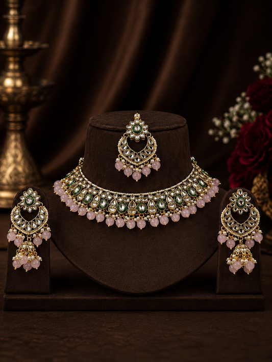 Gulaby Kundan Choker Set