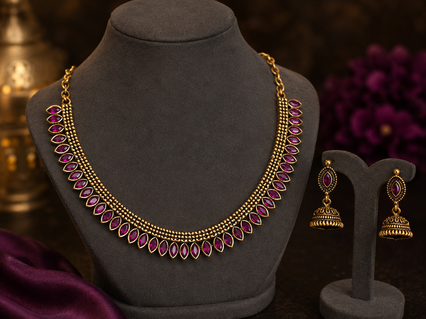 Rani Aadhya Necklace Set