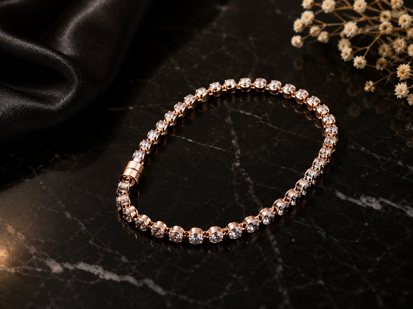 Rose Royale Tennis Bracelet