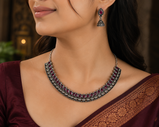 Ruby Glow Necklace
