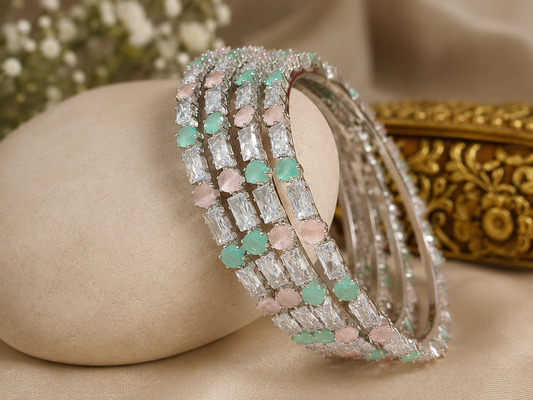 Mint Pink Bangle