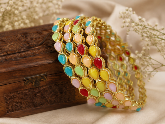 Pastel Gem Bangles