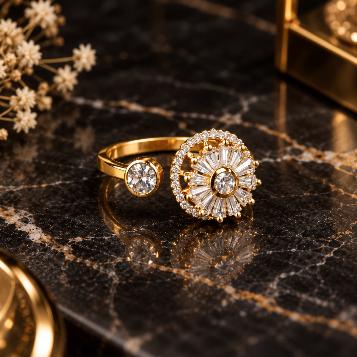 Royal Bloom Spinning Ring