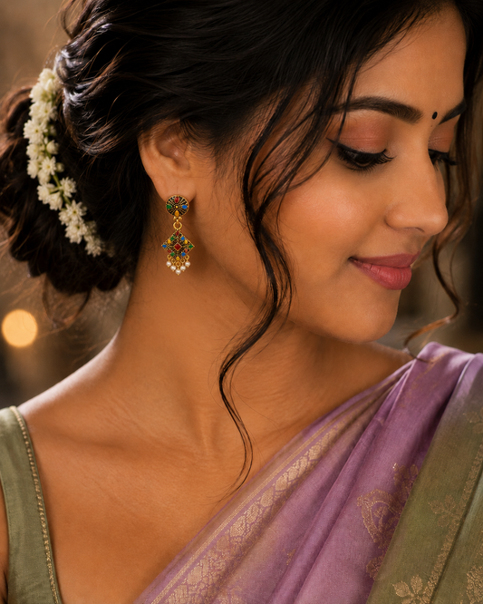 Rang Mahal Multicolour Earrings