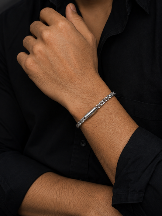 Silver Crest Bracelet