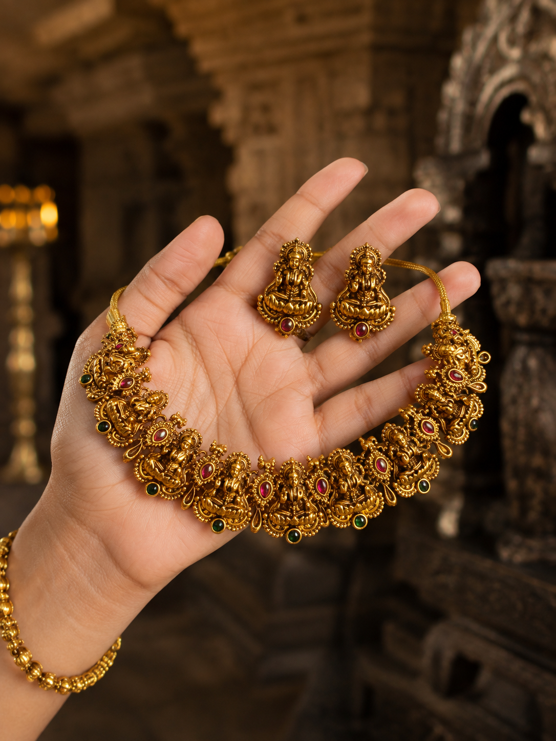Lakshmi Vaibhav Temple Choker