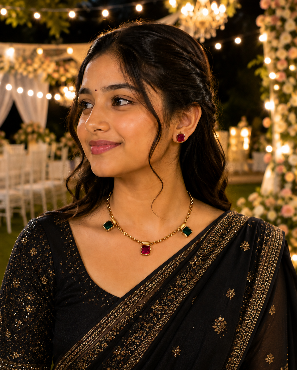 Varnika Charm Necklace Set