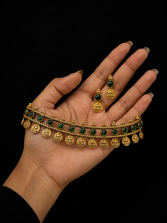 Aaradhya Coin Choker