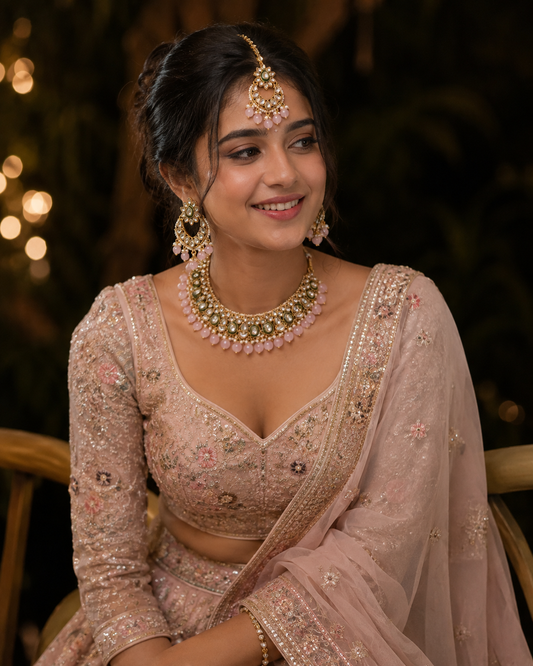 Gulaby Kundan Choker Set