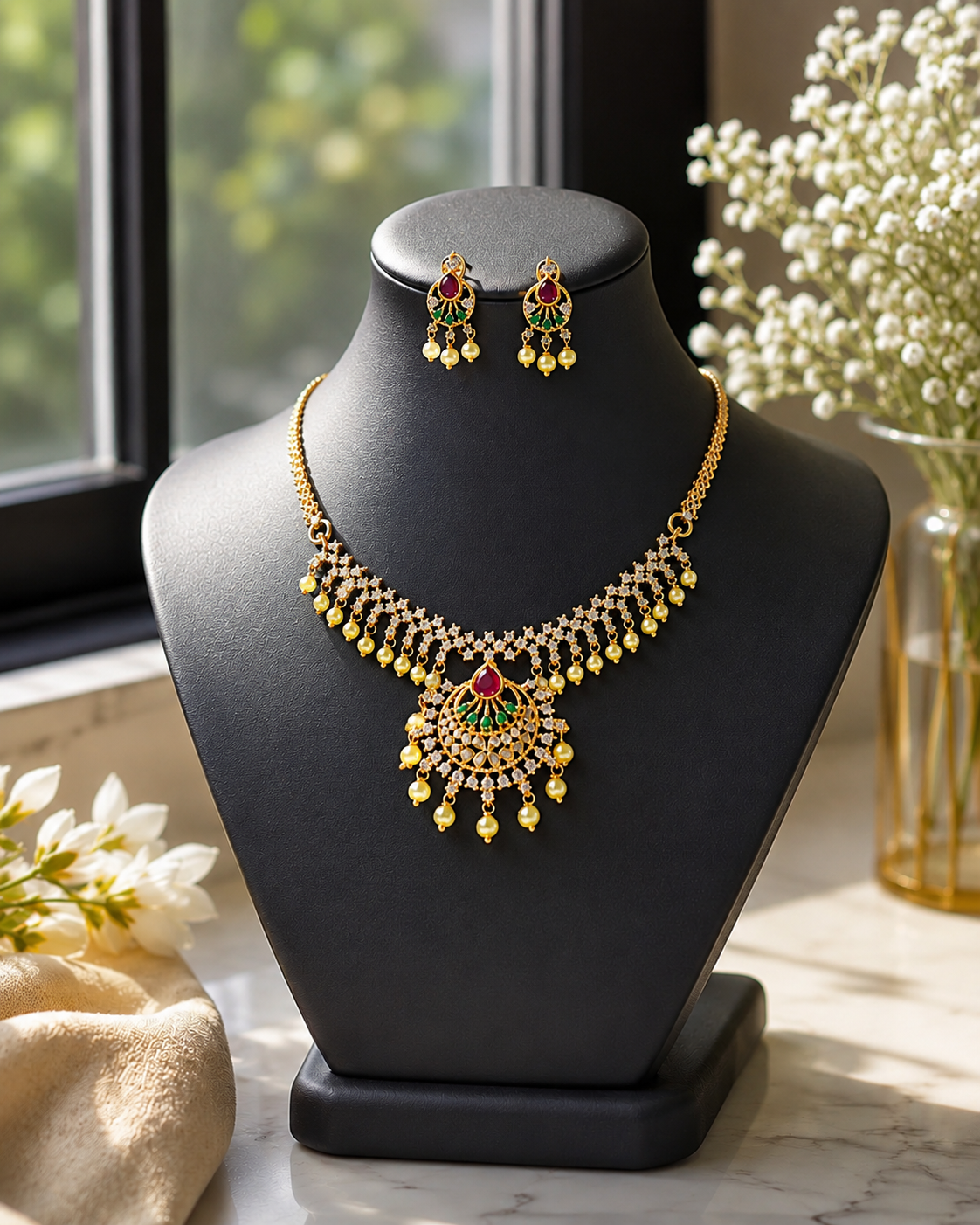 Royal Chandbali Necklace,
