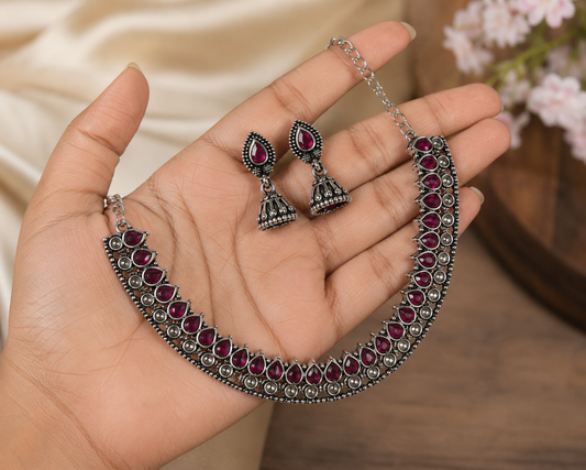 Ruby Glow Necklace