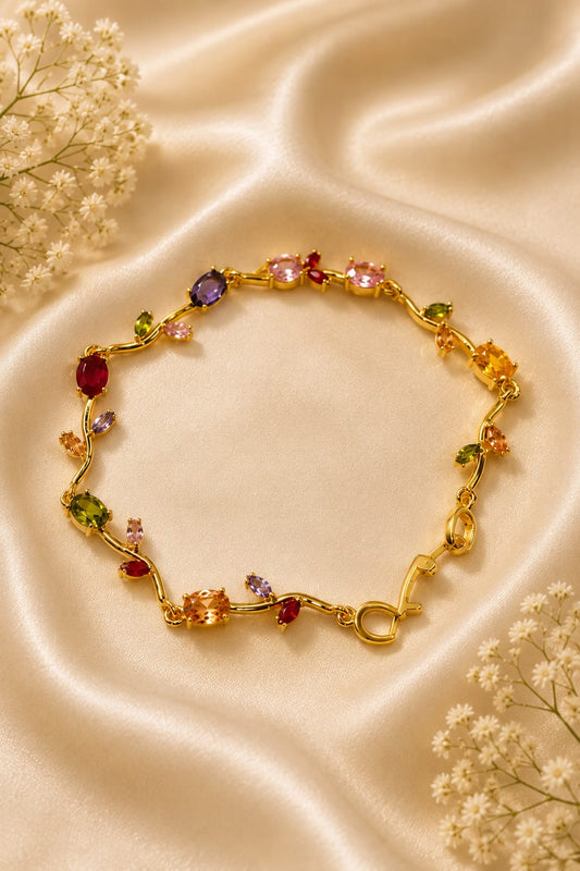 Aurora Rainbow Tulip Bracelet