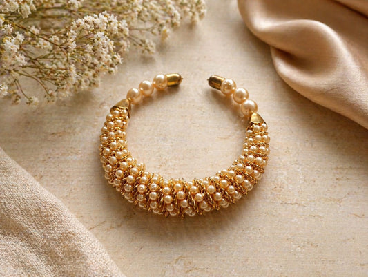 Pearl Aura Cuff Bracelet